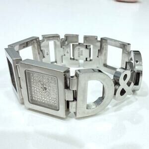 Dolce and Gabbana D&G Stainless Crystal Dial Bracelet Watch